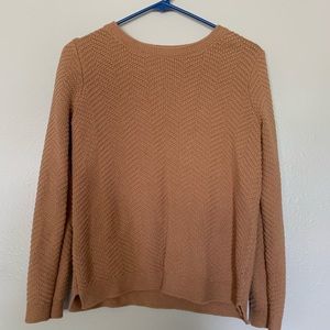 Tan textured sweater